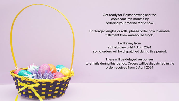 Order now if you need fabric for your Easter sewing