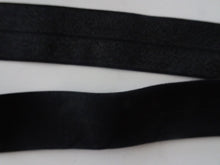Load image into Gallery viewer, 3.8m Wider 25mm 1&quot; Black FOE Fold Over Foldover Elastic (Copy)