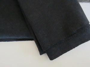 3m Charcoal Grey 80% wool 20% polyester melton coat fabric.-precut as longest piece left.