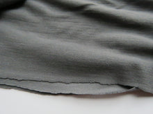 Load image into Gallery viewer, 1m Hewson Grey 100% merino wool jersey knit 200g- precut 1m pieces only