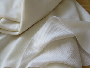 Sale 2m Snowdonia Cream 56% merino 44% polypropylene 225g fabric