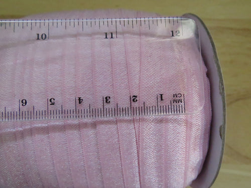 1m Rose Pink 20mm Fold over elastic FOE elastic
