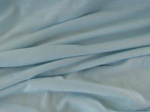 1.5m Madrid Pale Blue 85% merino 15% core spun nylon 120g jersey knit -165cm
