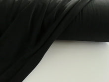 Load image into Gallery viewer, 1.74m Catalonia Black 85% merino 15% core spun nylon 120g jersey knit -160cm