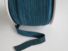 Load image into Gallery viewer, 4.4m Mallard teal 15mm  foldover elastic fold over FOE 15mm
