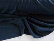 Load image into Gallery viewer, 70cm Adell Navy 100% merino jersey knit 165g 150cm