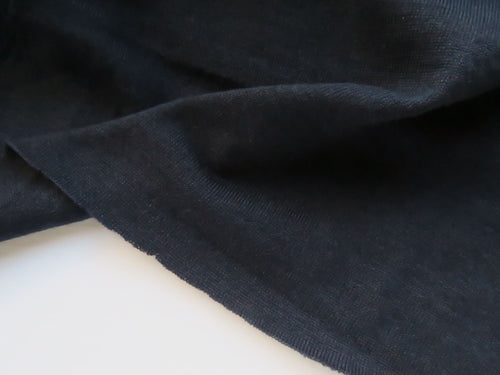 3.23m Mayfair Navy 100% merino jersey knit 270g - heavier warmer weight