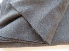 Load image into Gallery viewer, Sale- 2.3m Mid Grey 80% wool 20% polyester melton coat fabric.