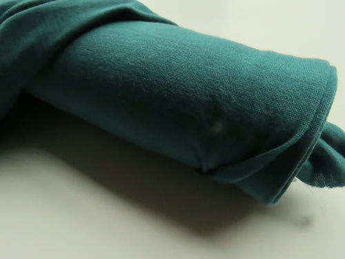 1m Luther Teal 85% merino 15% corespun nylon jersey knit 120g