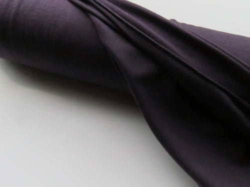 1.5m Gorman Grape 82% merino 13% nylon 5% elastane jersey knit fabric 150g 160cm- precut lengths