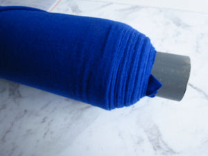 38cm Prussian Blue Merino Nylon Corespun 50% Merino 33% Tencil 5% elastane 12% Nylon 155g- precut