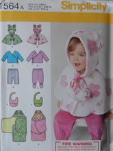Load image into Gallery viewer, Simplicity 1564A Sleeping Bag Cape Pants Top