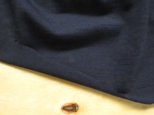 1m Delaware Navy 100% merino jersey knit 170g- Note extra wide 180cm width- note extra wide width