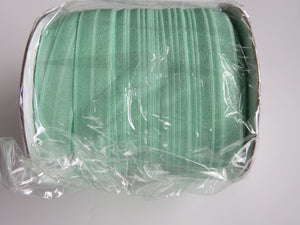 1m Pastel green 15mm foldover elastic fold over FOE 15mm