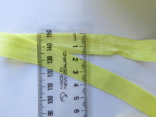 Load image into Gallery viewer, 1m Lemon Yellow Fold over elastic foldover FOE 15mm