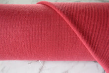 Load image into Gallery viewer, 1m Aloha Pinky Red 75% merino 25% polyester 230g Textured Knit