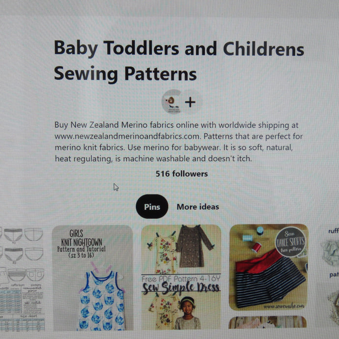 Making a baby sleep sack or other baby patterns