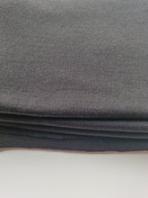 Load image into Gallery viewer, 1.5m Birchville Black 200g 100% merino jersey knit 155cm wide- precut piece. Please ask if you need longer lengths. More stock arriving May 2025