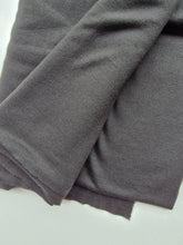 Load image into Gallery viewer, 1.5m Birchville Black 200g 100% merino jersey knit 155cm wide- precut piece. Please ask if you need longer lengths. More stock arriving May 2025