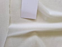 Load image into Gallery viewer, 13cm Snowtown White 87% merino 10% nylon 3% spandex 210g- terry looped backing 165cm wide