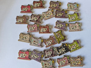 25 Sewing Machine Buttons- 25