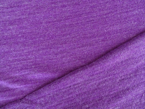 Sale- reduced 40% as off grain- 1.45m Monaco Lilac 75% Merino 25% Polyester 180g Knit