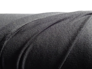 50cm Neilson Black 95% Merino 5% Spandex Jersey Knit 240g 155cm warmer winter fabric