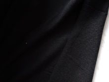 Load image into Gallery viewer, 50cm Neilson Black 95% Merino 5% Spandex Jersey Knit 240g 155cm warmer winter fabric