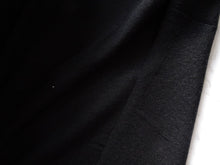 Load image into Gallery viewer, 80cm Neilson Black 95% Merino 5% Spandex Jersey Knit 240g 155cm warmer winter fabric