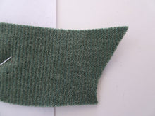 Load image into Gallery viewer, 1.5m Willow Green 68% merino 32% polyester rib knit 196g
