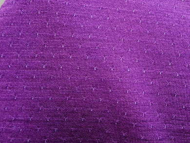 70cm Vivid Purple Eyelet 51% Merino 34% tencel 15% nylon 150g Knit Fabric 165cm