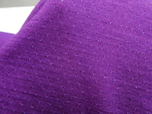 Load image into Gallery viewer, 70cm Vivid Purple Eyelet 51% Merino 34% tencel 15% nylon 150g Knit Fabric 165cm