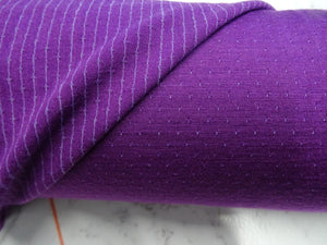 70cm Vivid Purple Eyelet 51% Merino 34% tencel 15% nylon 150g Knit Fabric 165cm
