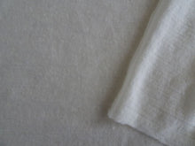 Load image into Gallery viewer, 74cm Winter White 150g 100% Merino Jersey Knit Fabric Nice for babywear