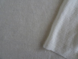 44cm Winter White 150g 100% Merino Jersey Knit Fabric Nice for babywear