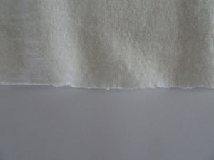 74cm Winter White 150g 100% Merino Jersey Knit Fabric Nice for babywear