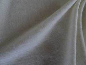 44cm Winter White 150g 100% Merino Jersey Knit Fabric Nice for babywear