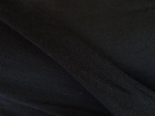 Load image into Gallery viewer, 1.32m Black Danish 98% Merino 2% elastane Sweatshirting  with terry backing 255g