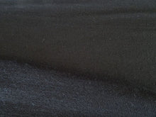 Load image into Gallery viewer, 1.32m Black Danish 98% Merino 2% elastane Sweatshirting  with terry backing 255g