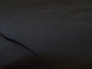 1.32m Black Danish 98% Merino 2% elastane Sweatshirting  with terry backing 255g