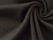 Load image into Gallery viewer, 2.3m Saddle Black  75% Merino 25% Polyester 230g  Waffle Knit- precut