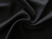 Load image into Gallery viewer, 86cm Black Knight Interlock 100% Merino 250g 150cm- precut pieces only