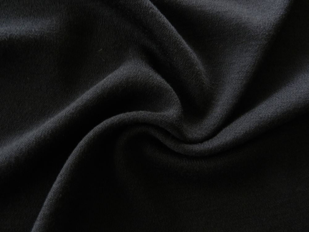 86cm Black Knight Interlock 100% Merino 250g 150cm- precut pieces only