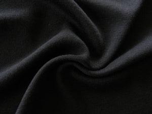 86cm Black Knight Interlock 100% Merino 250g 150cm- precut pieces only