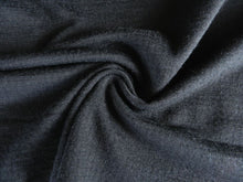 Load image into Gallery viewer, 2.3m Saddle Black  75% Merino 25% Polyester 230g  Waffle Knit- precut
