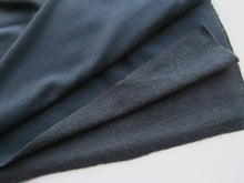 Load image into Gallery viewer, 2m Light airforce blue  brushed back sweatshirt fabric 38% merino 54% polyester 8% elastane 280g- precut 2m pieces only