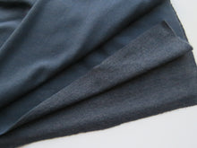 Load image into Gallery viewer, 2m Light airforce blue  brushed back sweatshirt fabric 38% merino 54% polyester 8% elastane 280g