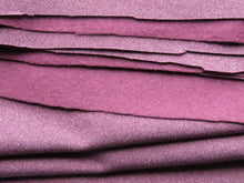 Load image into Gallery viewer, 2m Emeline Plum 38% merino 54% polyester 8% elastane brushed sweatshirting 285g- precut piece