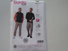Load image into Gallery viewer, Burda  6064 T Shirt , Baselayer Hoodie Pattern for Men