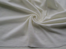 Load image into Gallery viewer, 1.1m Devonshire Cream Rib Knit 100% Merino Wool 175g 138cm wide